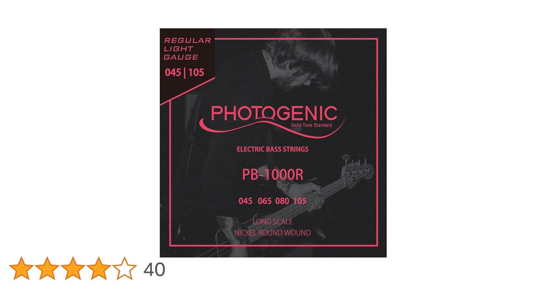 Amazon.co.jp: PhotoGenic フォトジェニック ベース弦 PB-1000R